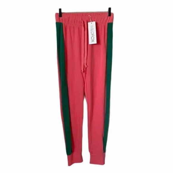 NWT Wildfox Jack Drawstring Waist Jogger Pants Sz. S - Picture 1 of 3